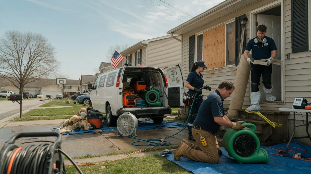 Water Damage Restoration in Chaseley, ND near me